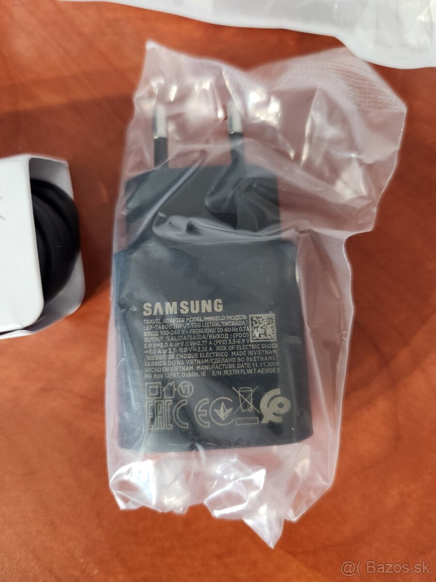 Originálna 25W nabíjačka Samsung C to C, čierna - 3