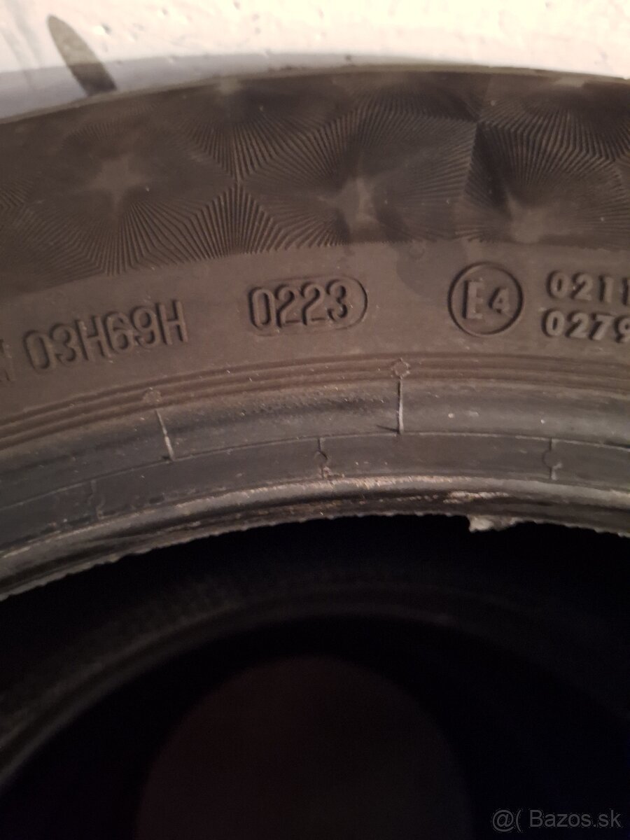 Predám letne pneumatiky 215/55r17 Contimental - 3