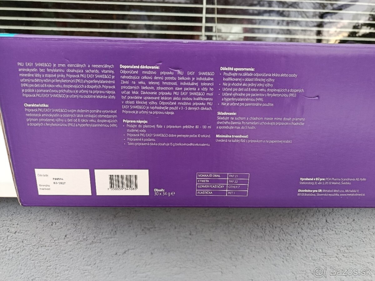 PKU Easy Shake&Go s pomarančovou - 3