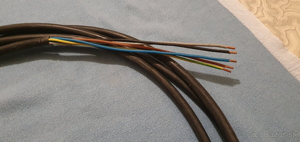 Kabel Cu 5x10 CYKY-J dlzka 8,7m - 3