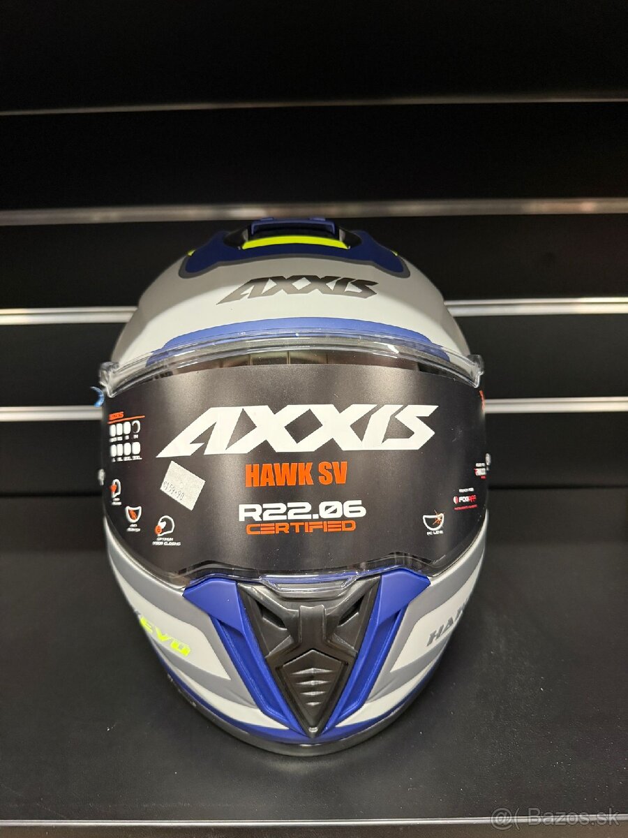 Integrálna prilba Axxis Hawk Evo grey - 3
