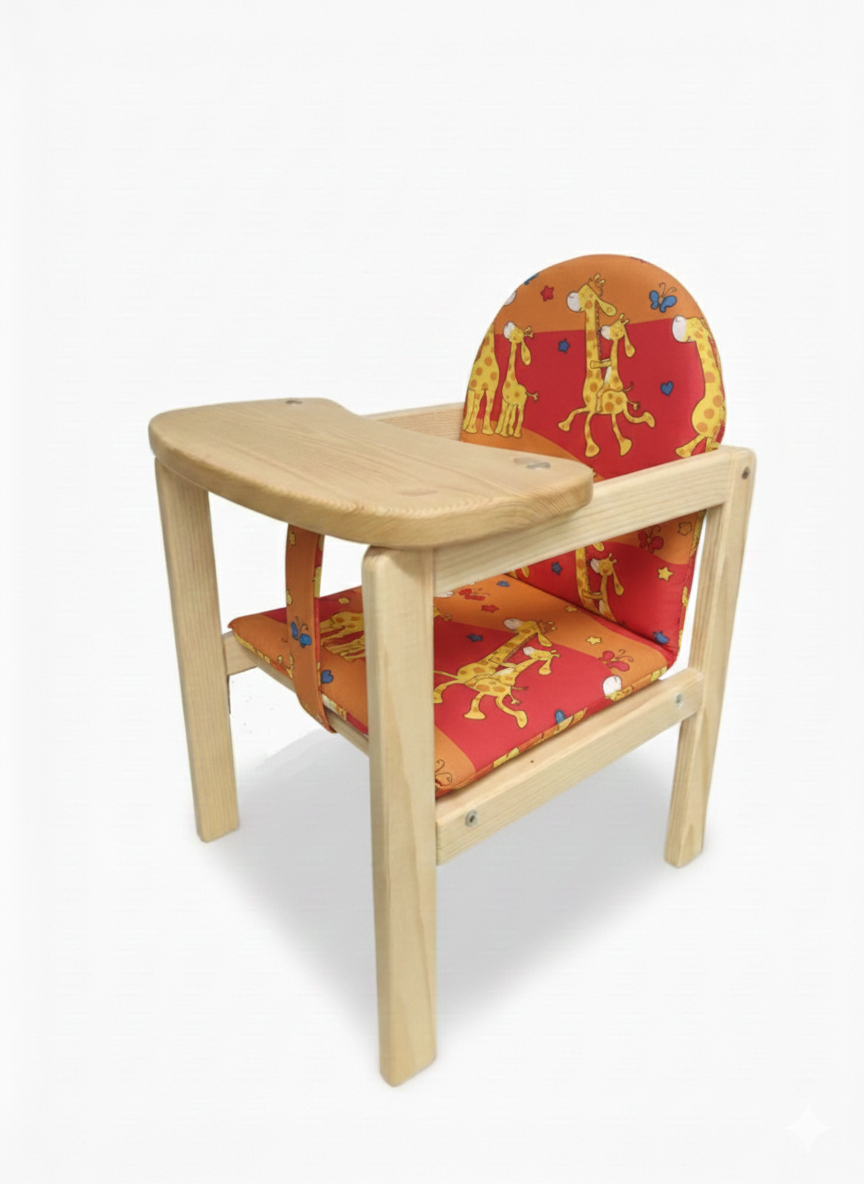 Predávam detské kombinované stoličky - žirafa - 3