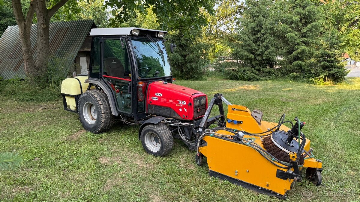 metla AEBI 1200, mulčovač Agrimaster 1300 - 3