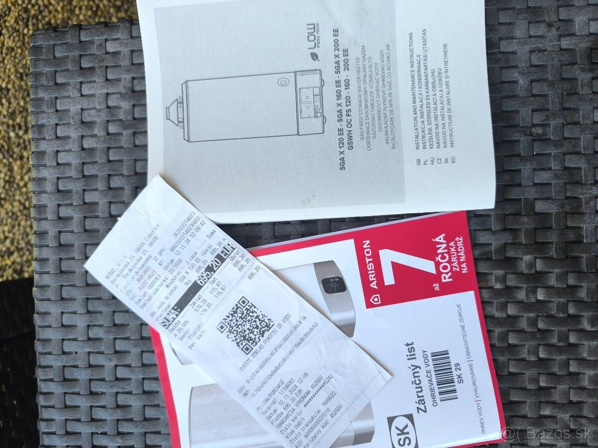 Plynový ohrievač vody - 3