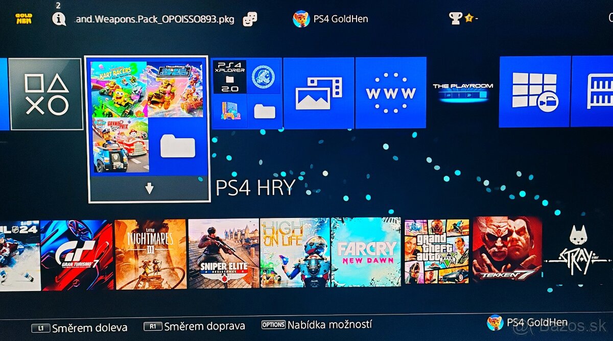 PS4 Slim 1TB ( Jailbreak ) ( veľa hier nainštalovaných ) - 3