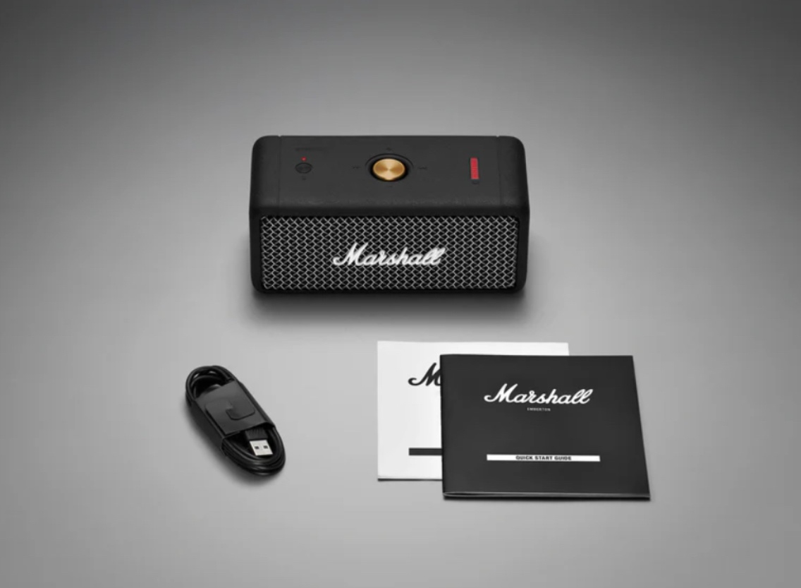 Marshall Emberton II BT - čierno strieborný reproduktor - 3