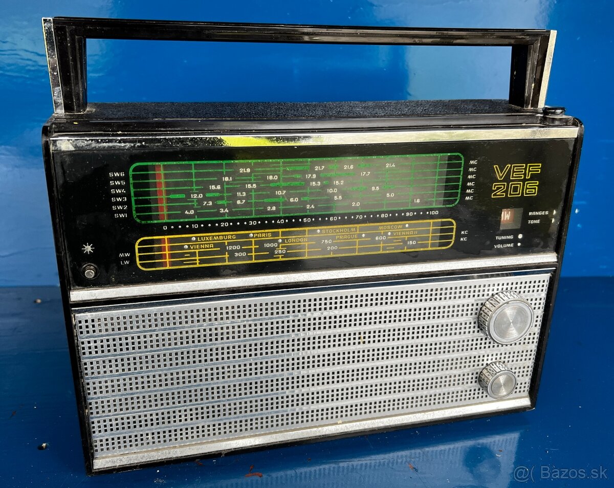 Tranzistor, rádio VEF 206 - 3