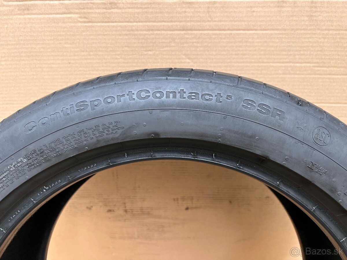 Letné pneumatiky 225/50 R18 Runflat Continental sada - 3