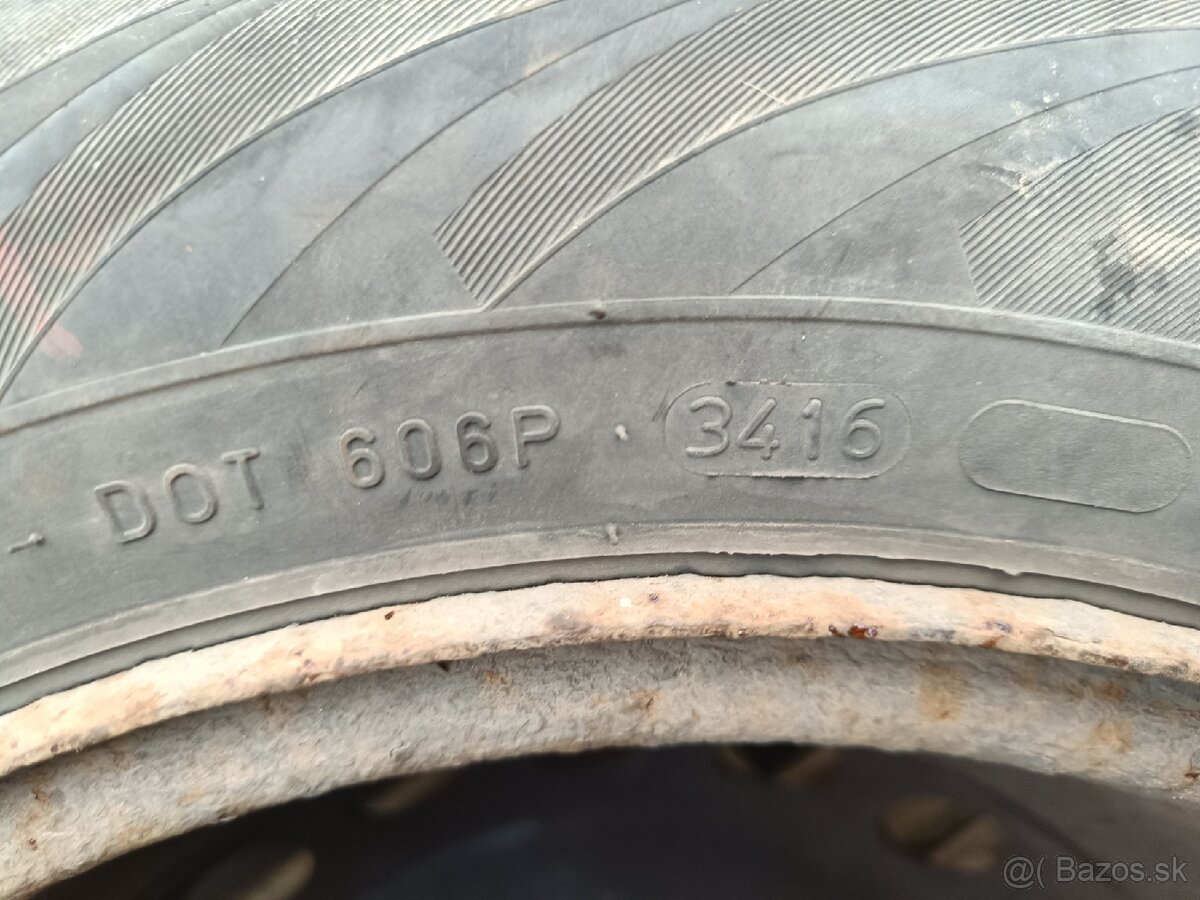 Plechové disky R15 – rozteč 5x114,3 + zimné pneumatiky - 3