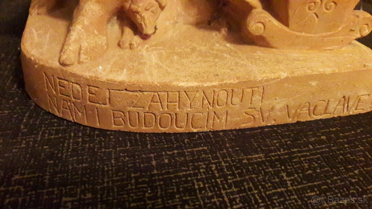 Socha - neglazovaná keramika - 3