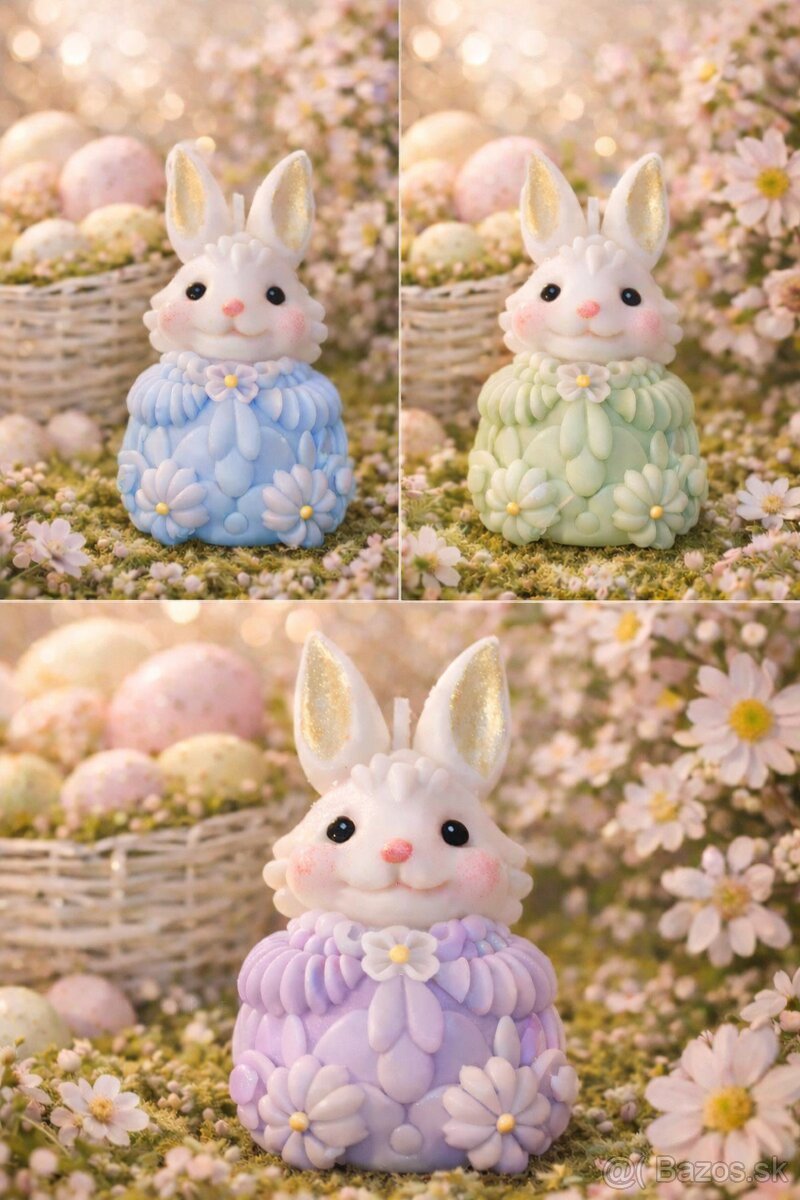 Zajacik- sojova sviecka - 3