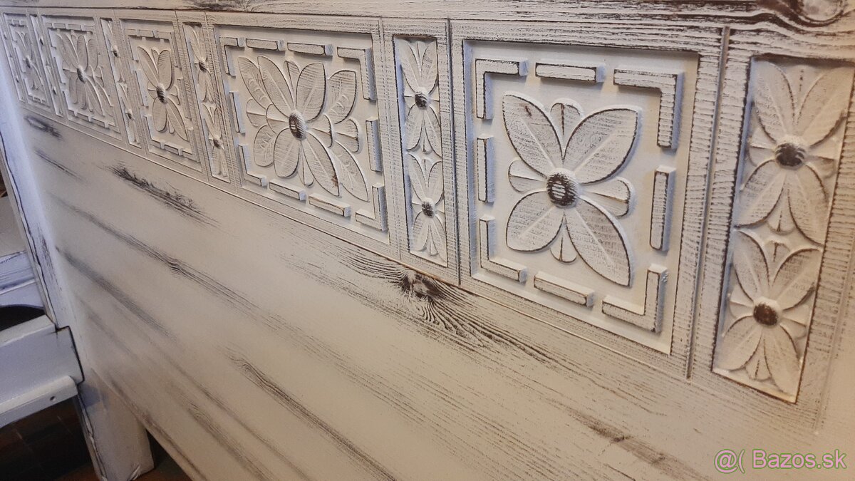 АKCIADrevená posteľ 140×200cm+2poličky1ך-45cm - 3