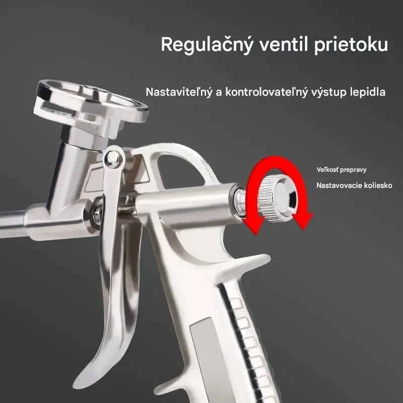 Celokovová pištol na montážnu penu, PUR penu - 3