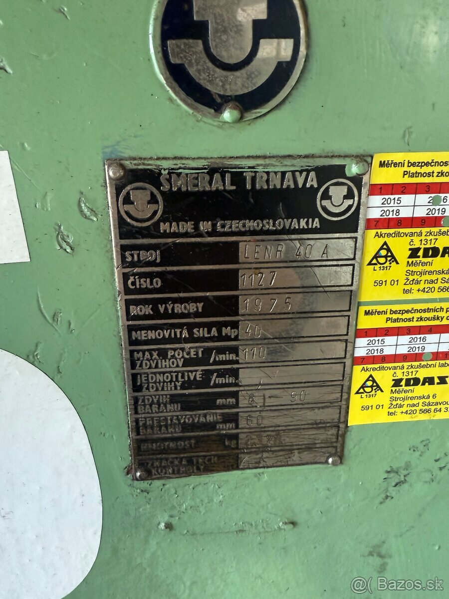 Lis výstředníkový LENR40A - 3