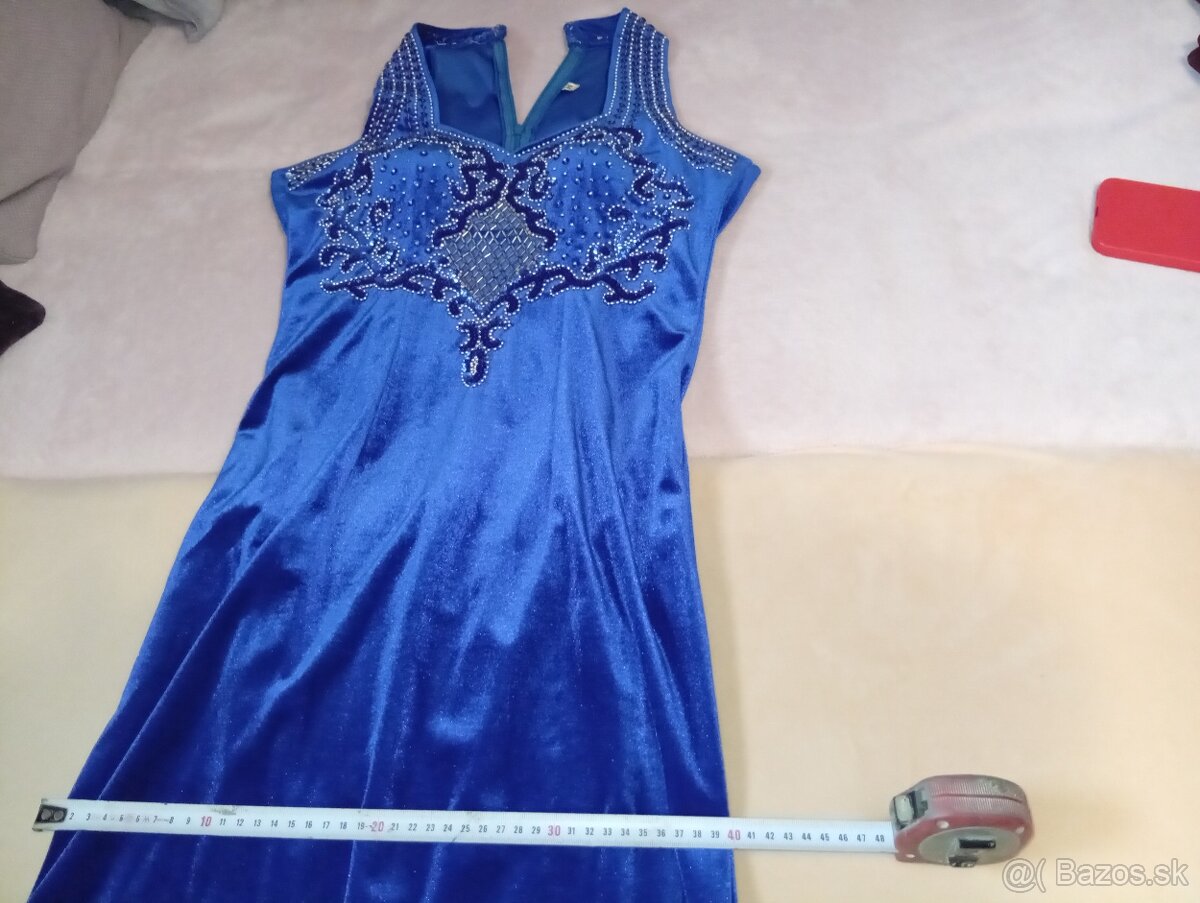Spoločenské šaty modre - 3
