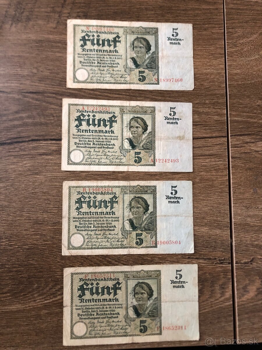 Bankovky DEUTSCHLAND 2 - 3