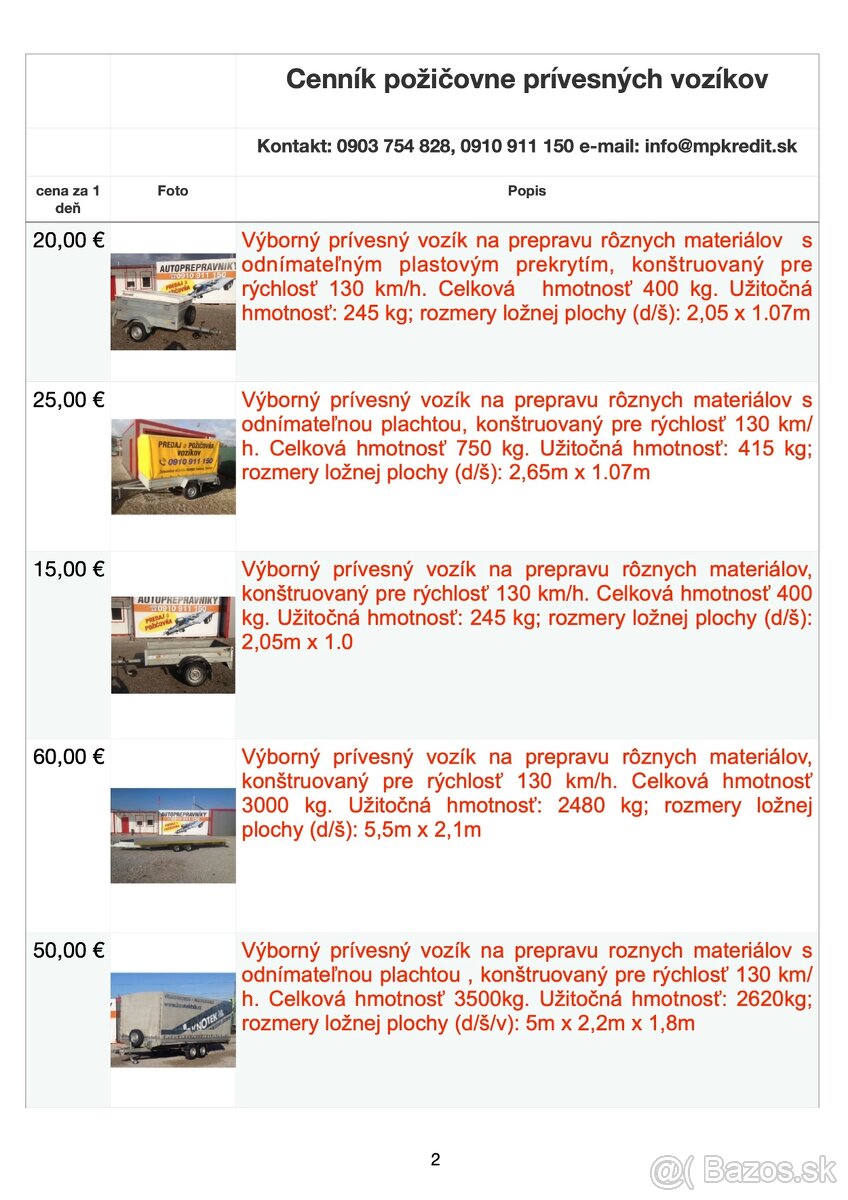 Potrebuješ prívеs? Máme ho HNEĎ - 3