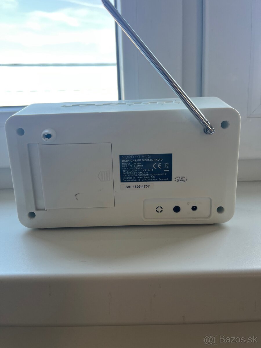 Predám DAB/DAB+/FM digitálne rádio Nordklang - 3