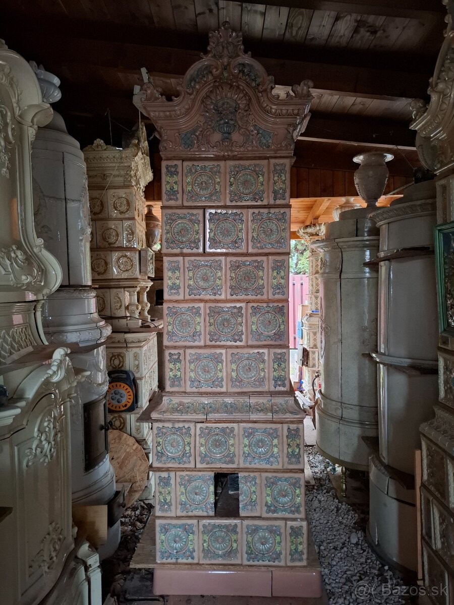 Kachlová pec historická - 3