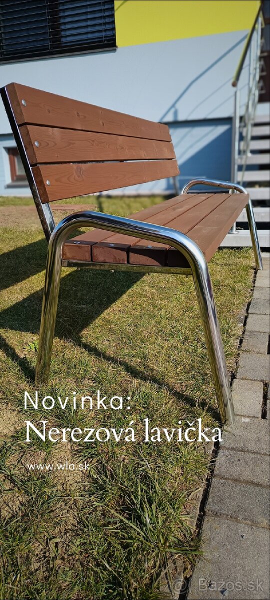 Nerezová lavička - 3