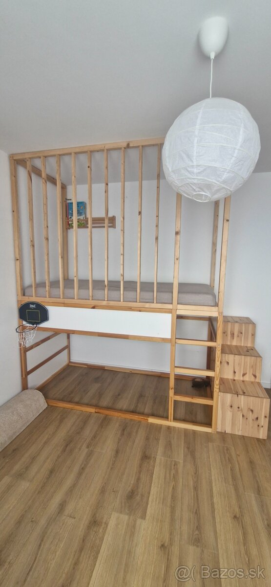 Detská poschodová posteľ KURA (IKEA) - 3