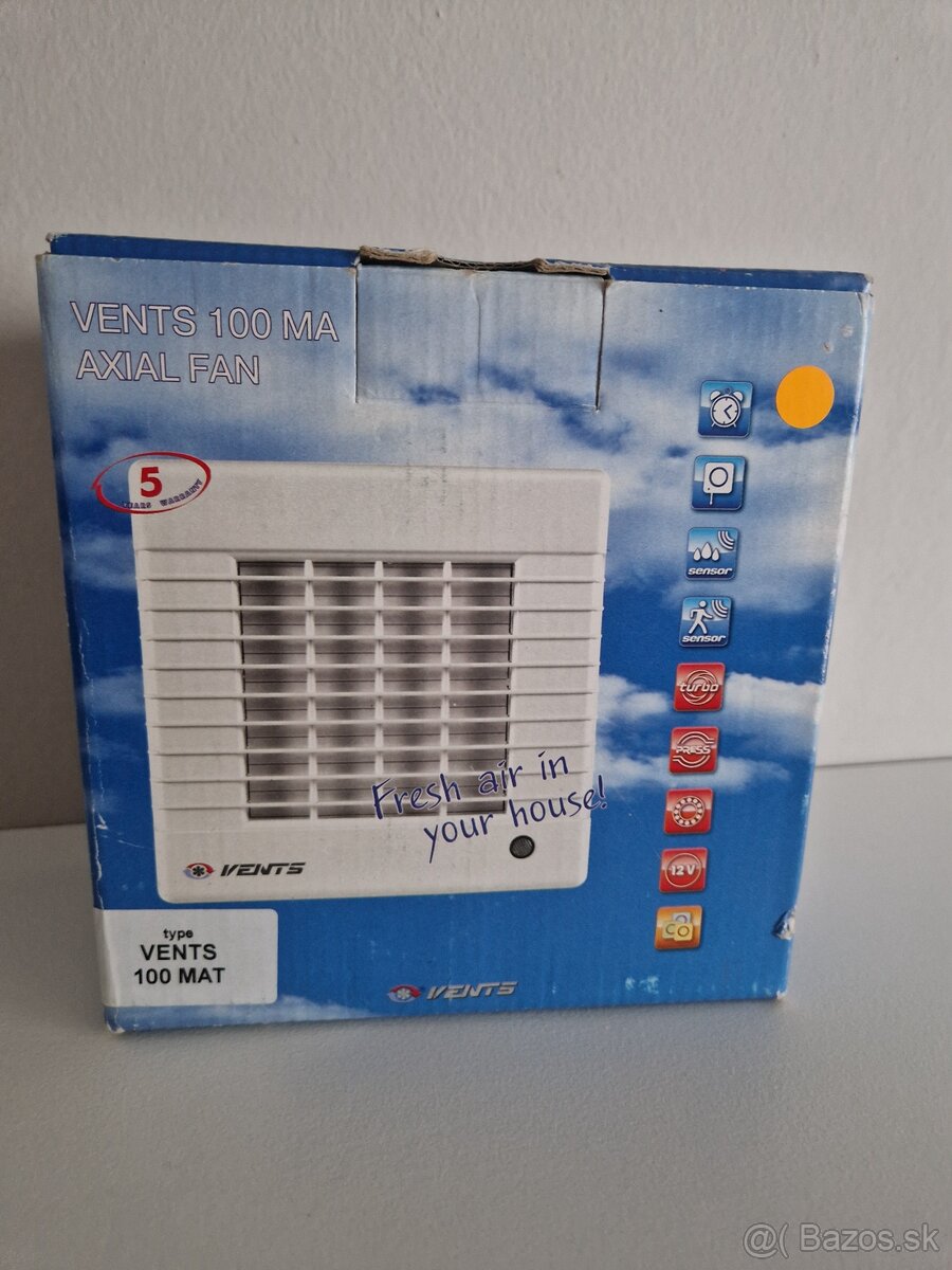 VENTILÁTOR vents 100 MAT - nový - 3