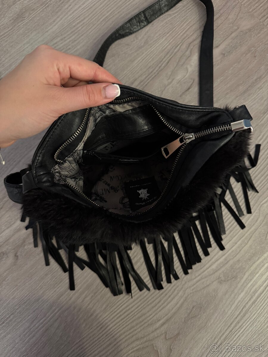 Kabelka práva kozusina kožená - 3