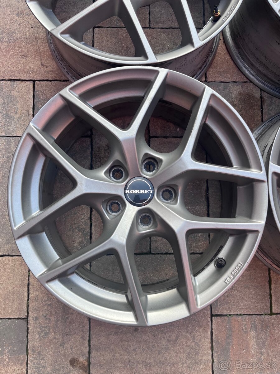 Hliníkové disky Borbet Škoda/VW/Seat - R17, 5x112 - 3