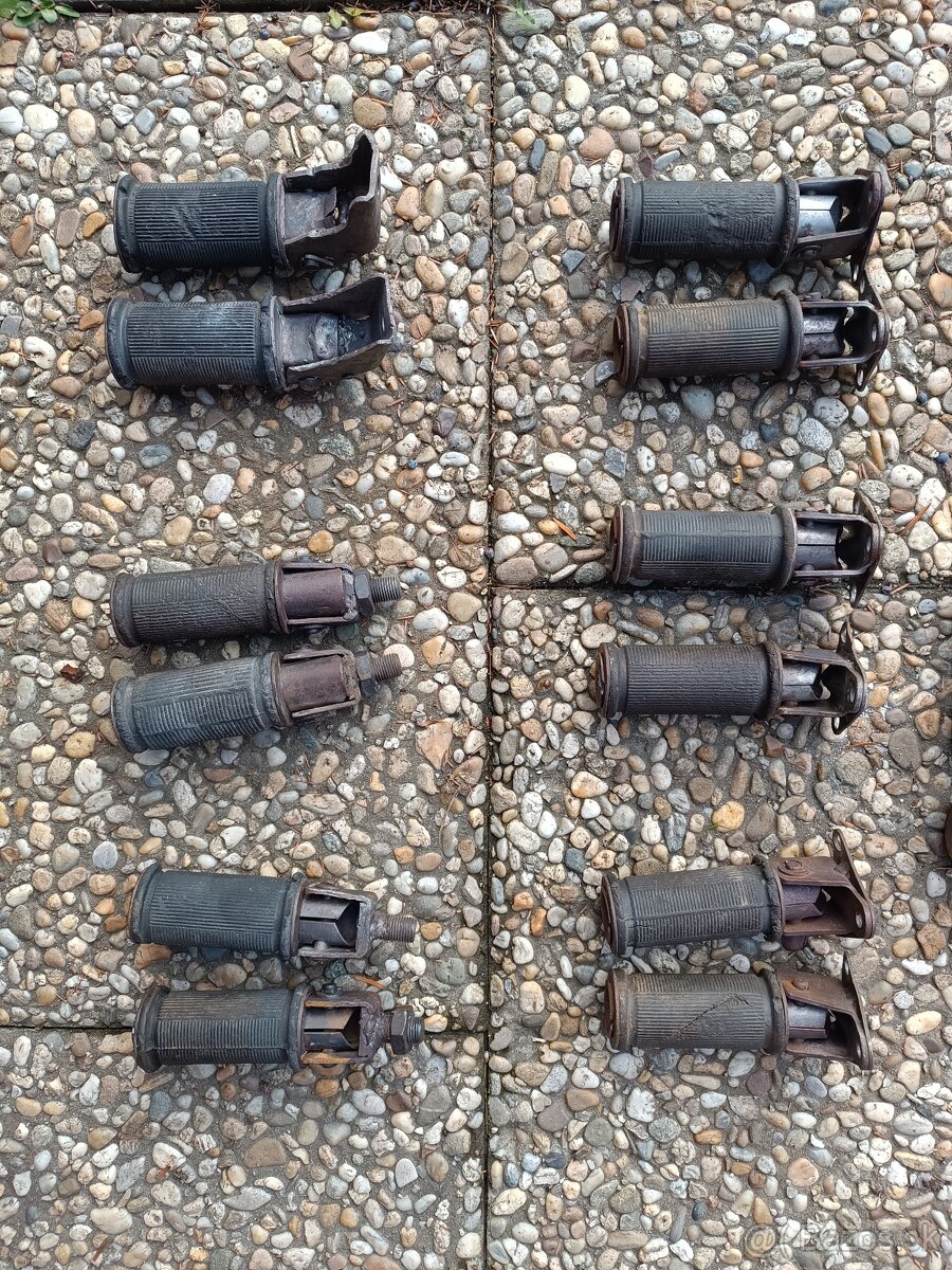 Stupačky spolujezdce - Jawa pérák / kývačka / ČZ - 3