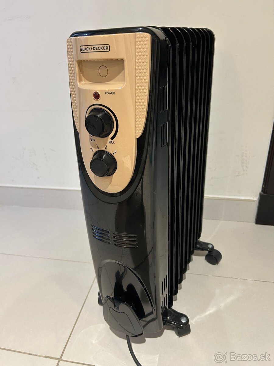 Elektrický olejový radiátor Black ‘n Decker - 3