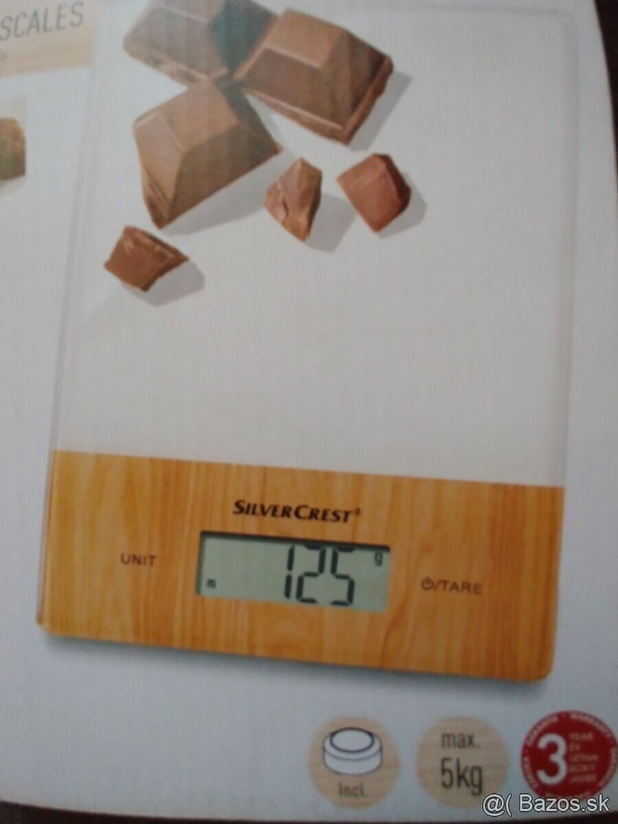 Digitálna kuchynská váha, nová, bez baterky - 3