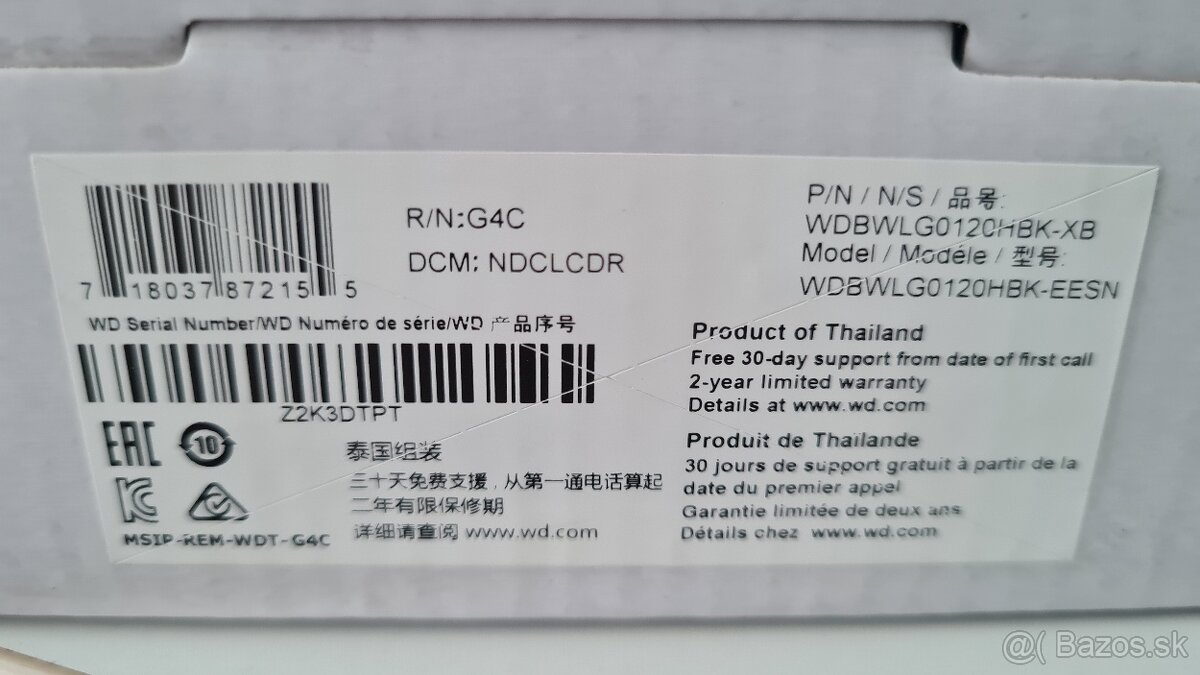 WD Elements Desktop - 12TB - HDD - 3