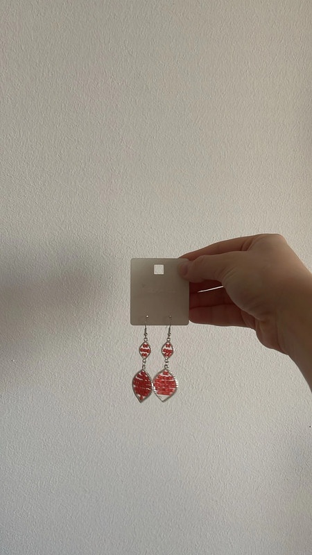 visiace náušnice s korálkami - 3