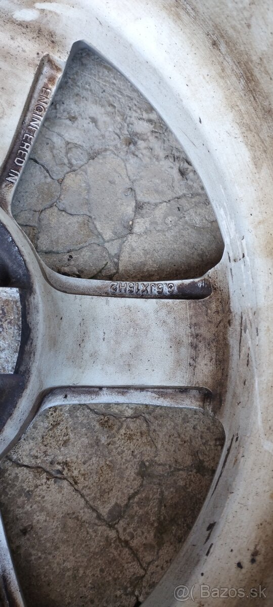 Letné pneumatiky s diskami 5x100 R15 - 3