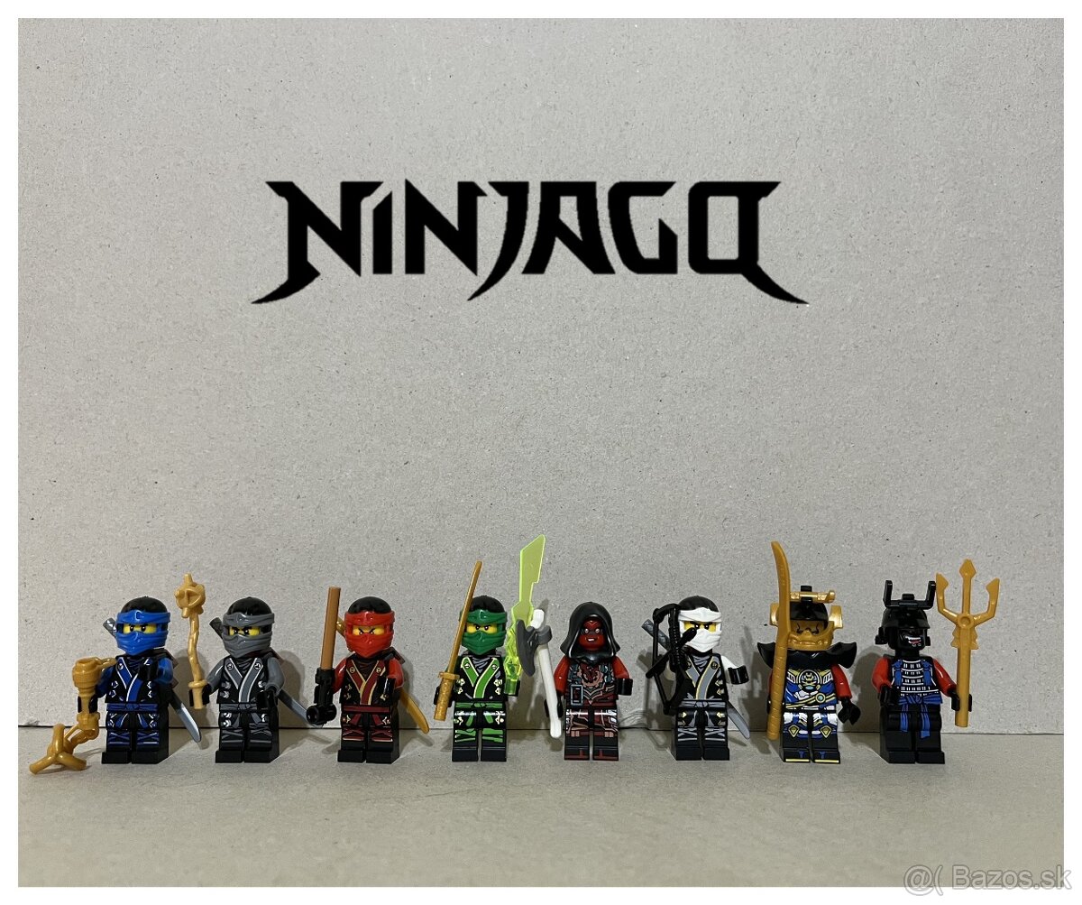 Figurky Ninjago - motorky (8ks) typ lego - nove, nehrane - 3