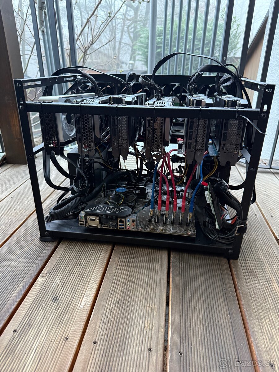 Mining rig 6× NVIDIA GeForce RTX 3060/3070 + SimpleMining OS - 3