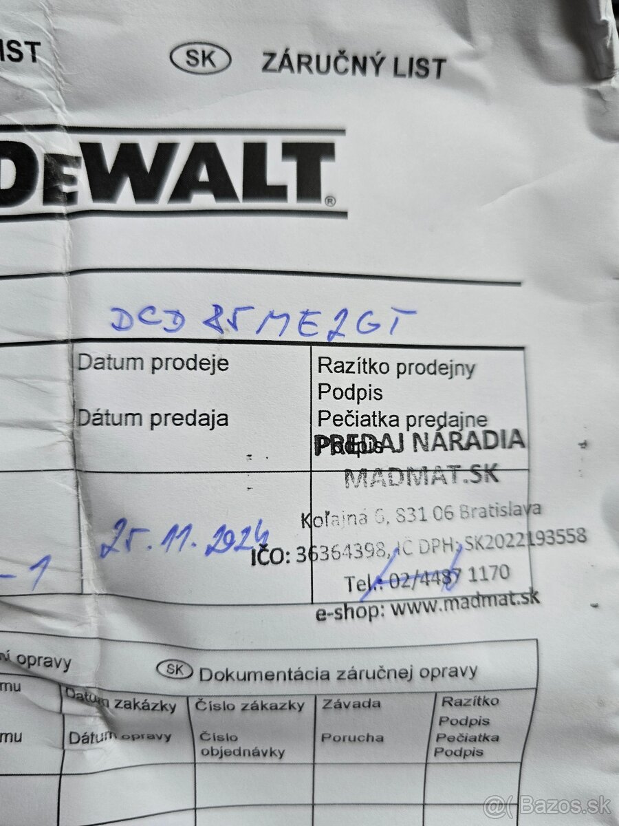 Akuvrtacka/skrutkovac DeWalt McLaren F1Team edition v zaruke - 3