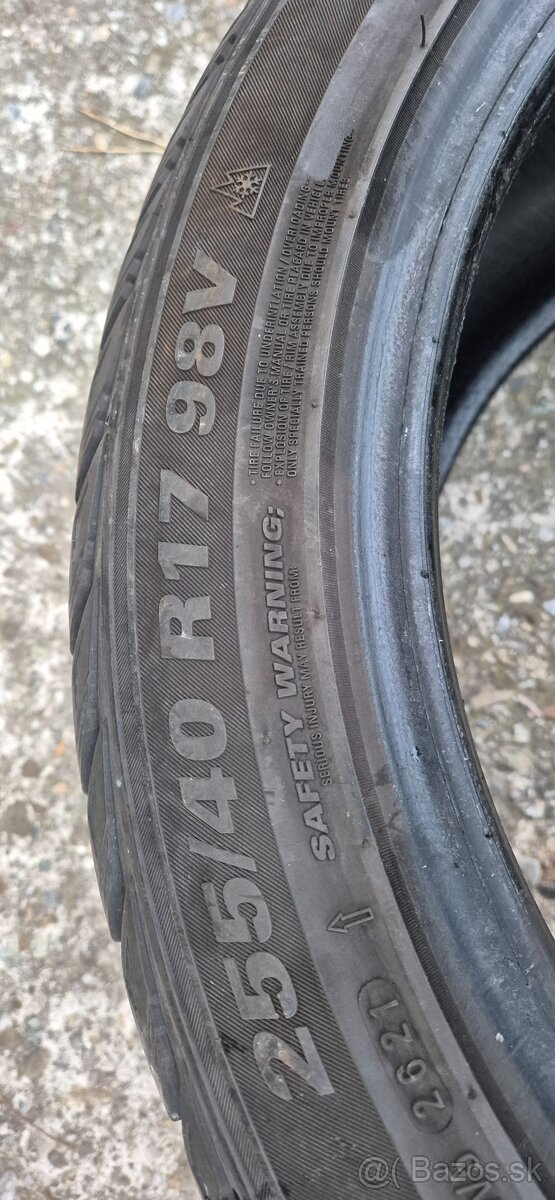 255/40R17 KUMHO zimná pneumatika. - 3