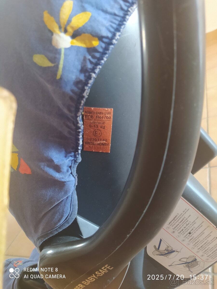 Detská autosedačka 0-13kg - 3