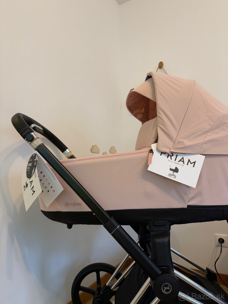 Cybex priam 4.0 peach pink nový - 3