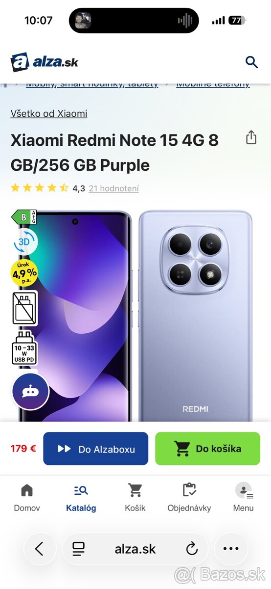 Xiaomi redmi note 15 8/256 - 3