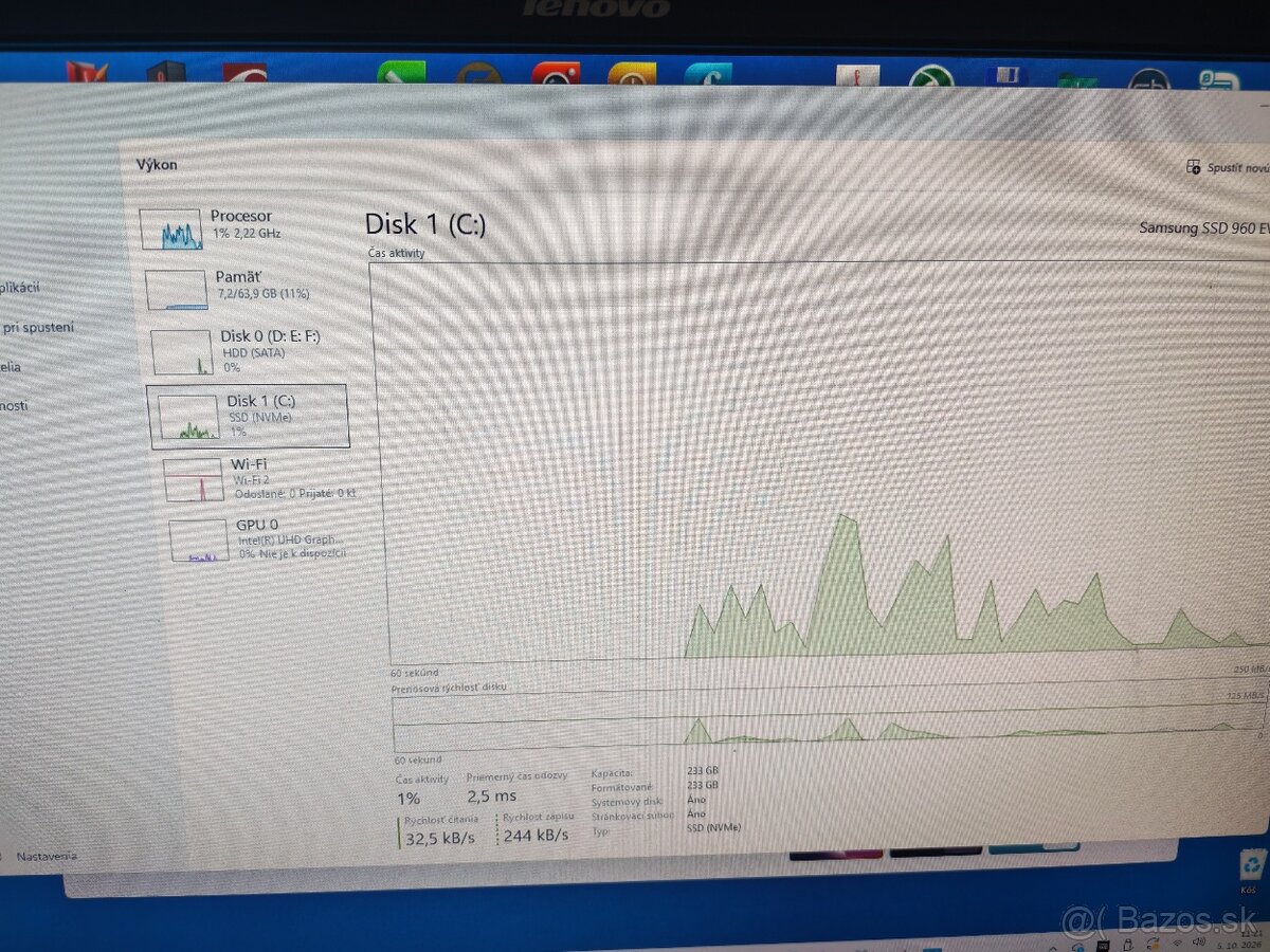Pracovný PC i5, obrovská 64GB RAM, NVMe - 3