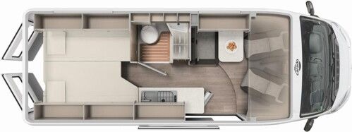 CamperVan s otvárateľnou strechou CARADO CV640 Novy Automat - 3