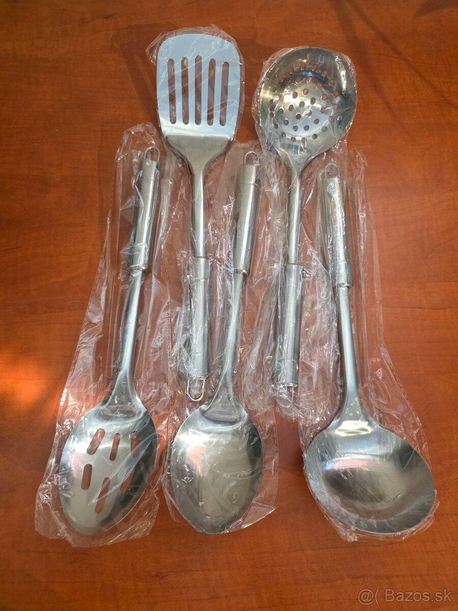 Nerezová sada kuchynského náradia (5 kusov) - 3