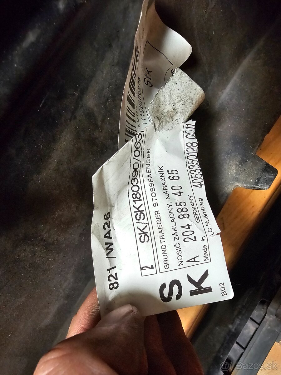 MB C W204 predný nárazník - 3