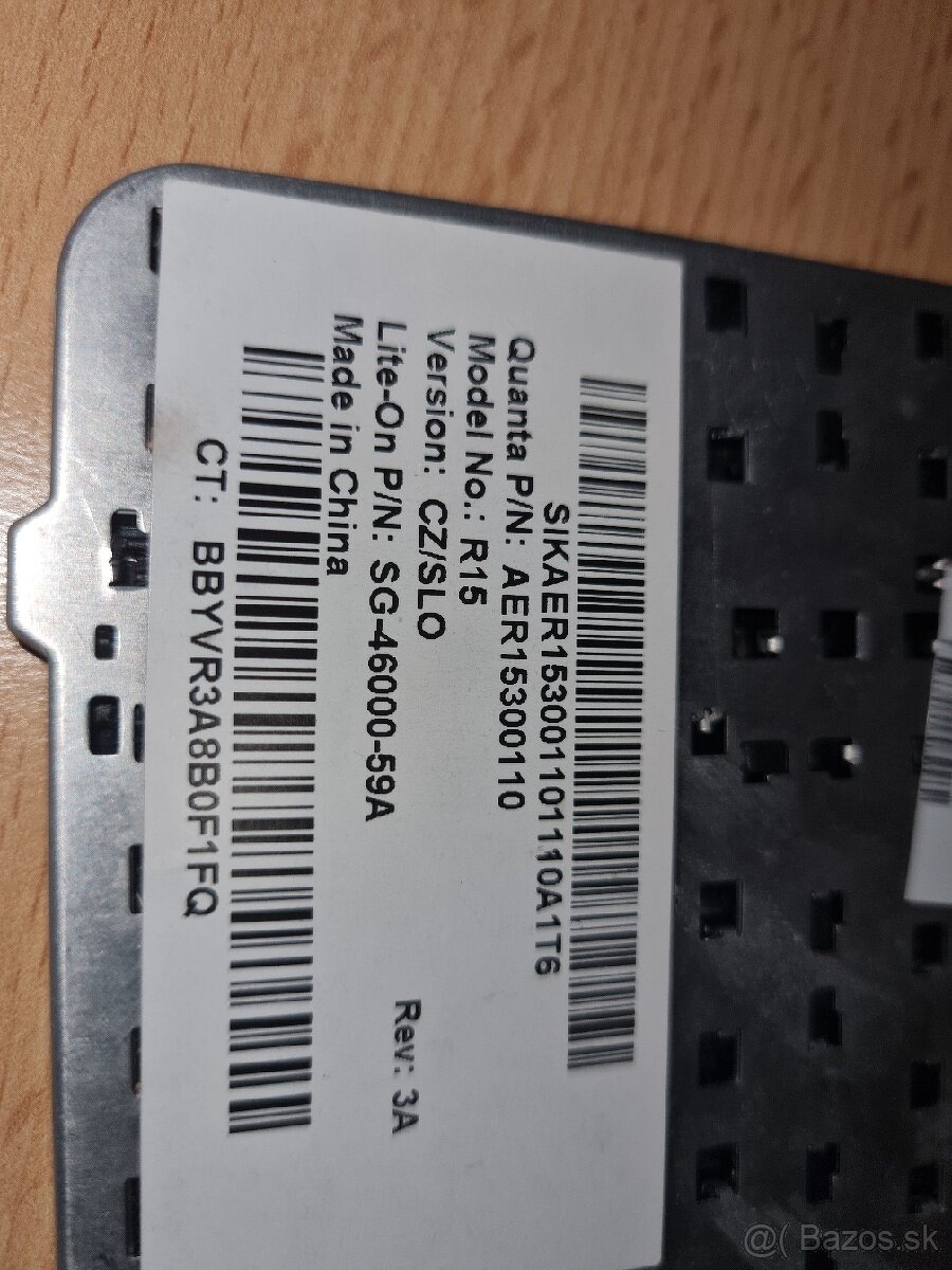 Klavesnica do notebooku HP, /SK, CZ/ - 3