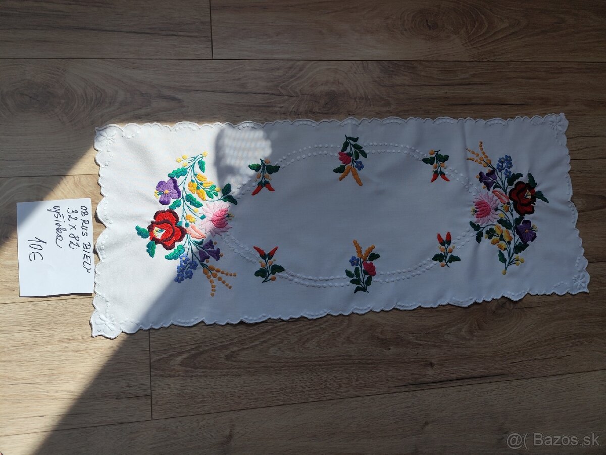 Obrusy retro ručne vyšívané - 3