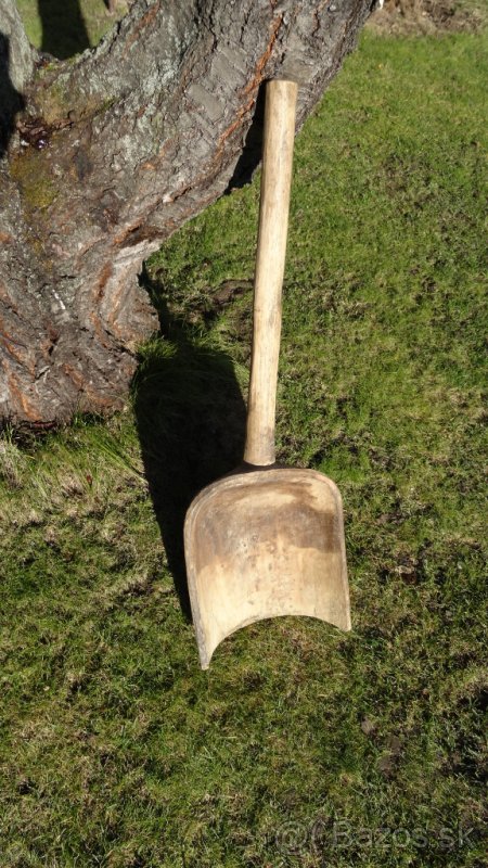 stará drevená lopata na obilie - 3