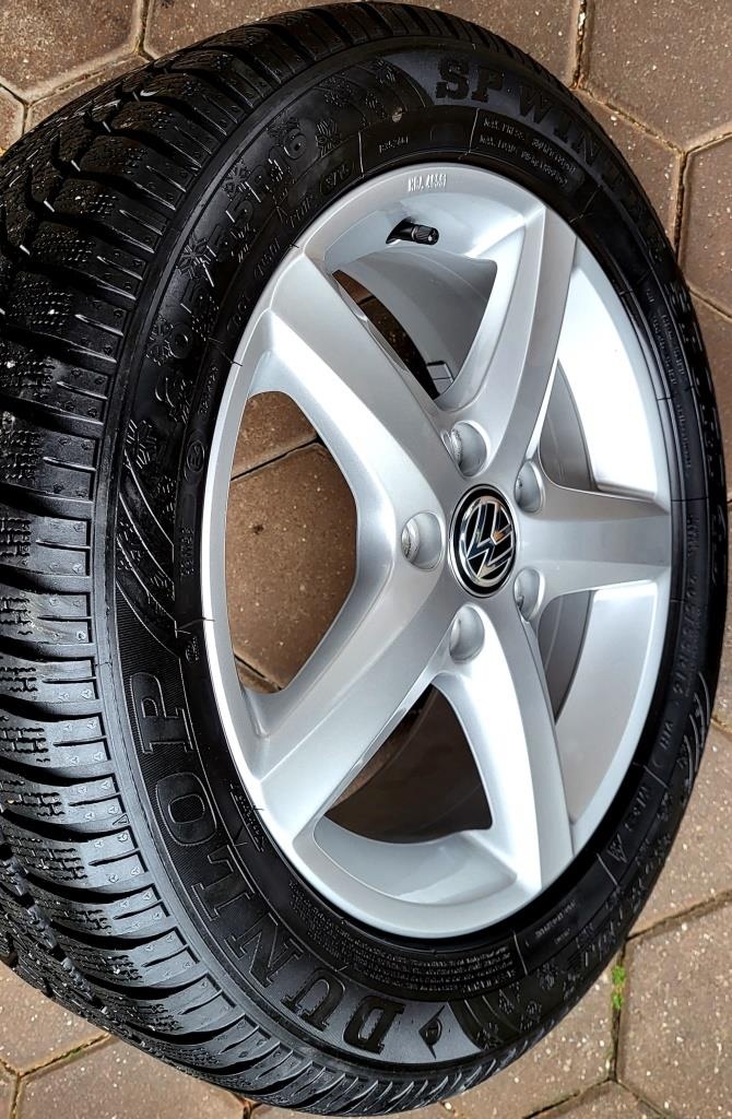 Alu R16 5x112 + zimné pneu 205/55 R16 pre VW a iné... - 3