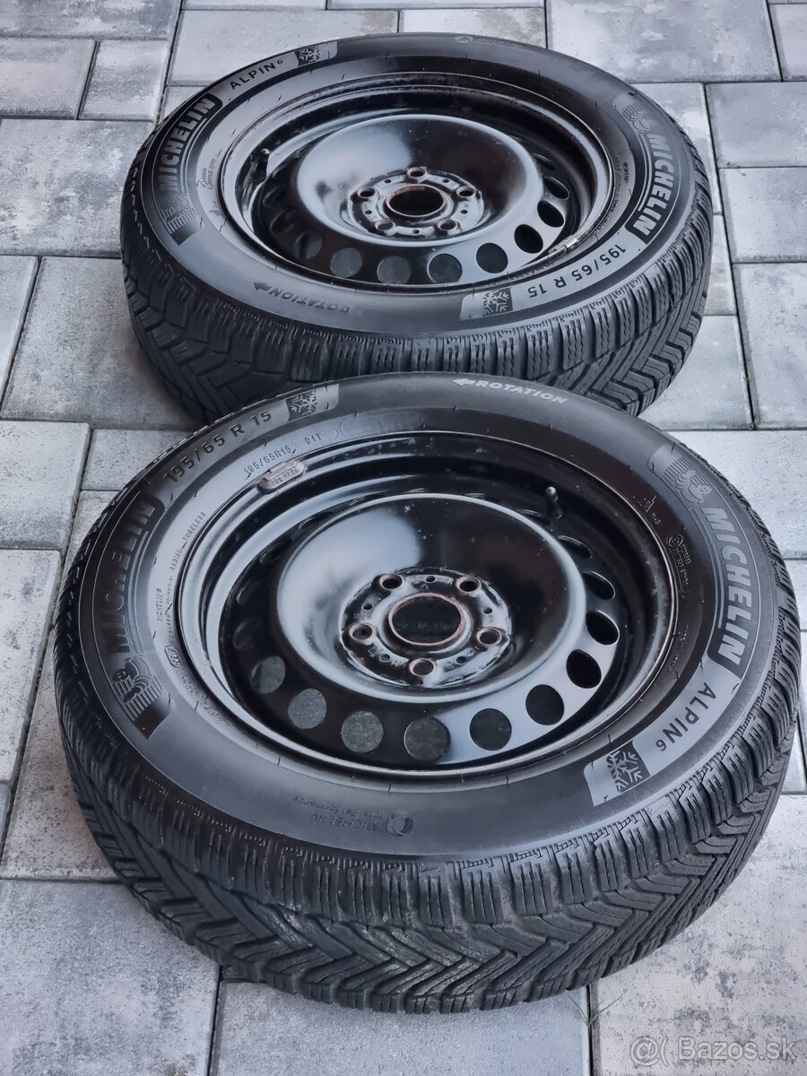 Zimné pneumatiky na diskoch 195/65r15 octavia 3 - 3